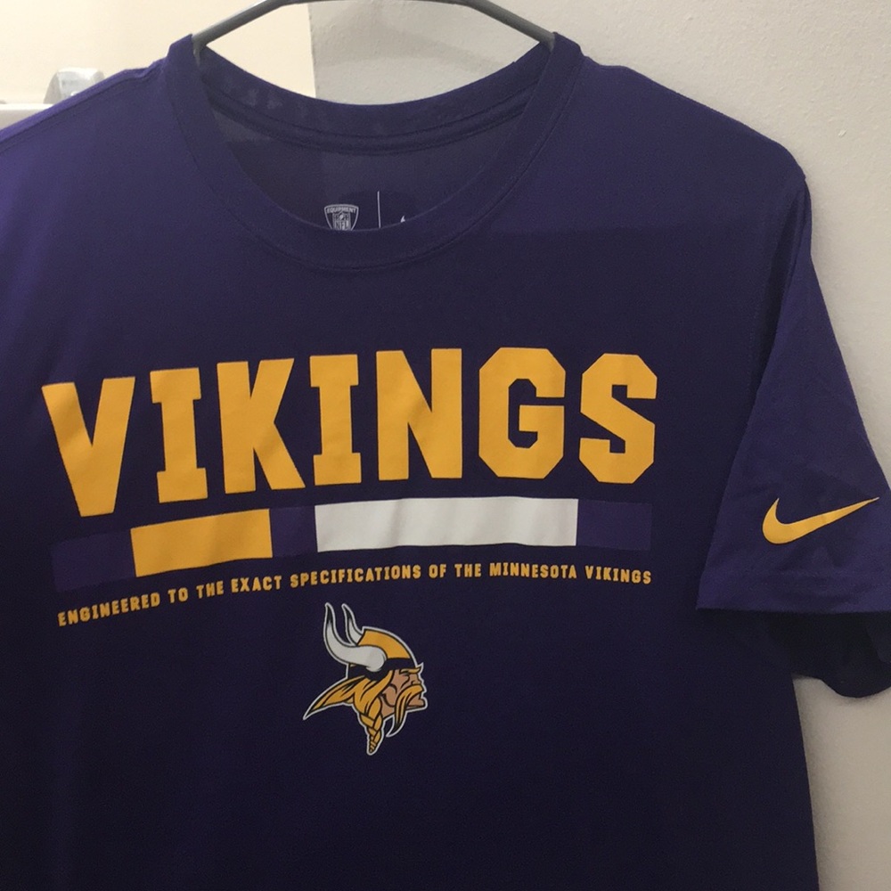 Nike-NFL (Minnesota Vikings)- Purple DriFit TShirt